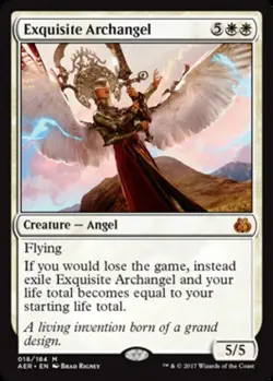 Exquisite Archangel x1 NM Magic the Gathering 1x Aether Revolt mtg card - Image 1