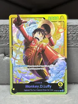 One Piece Card Game Monkey.D.Luffy ST29-001 Starter Deck Leader English Edition - Image 1