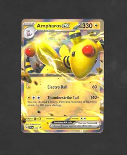 Ampharos ex 016 SVP - Scarlet & Violet Black Star Promo Pokemon Card TCG NM - Image 1