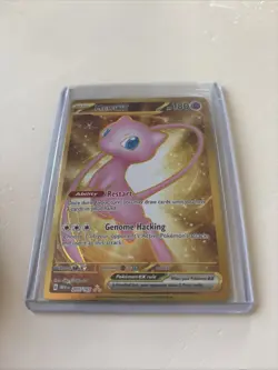 Pokemon Mew EX Hyper Rare Holo TCG Card 205/165 Scarlet & Violet 151 - Image 1
