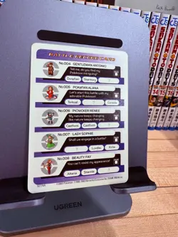 Pokemon E Reader Ruby 2003 Battle Record Card - Freezing Ray NM - Image 4