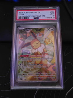 PSA 9 Eevee 173 Sv: Scarlet & Violet Promo Cards Holo - Image 1