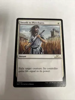 Swords To Plowshares 30th Anniversary Edition Nonfoil Card #0040 MTG - Image 1