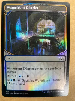 MTG 1x FOIL SHOWCASE Waterfront District 357 Streets of New Capenna Magic x1 NM - Image 1