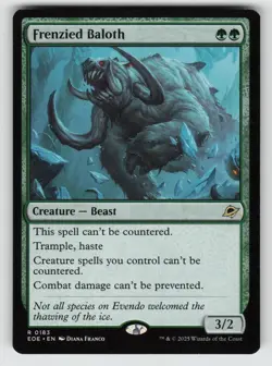 Frenzied Baloth *Non-Foil* EOE 183 NM - Image 1