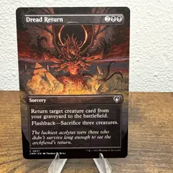 Dread Return (Borderless) Commander Masters Regular - Image 1