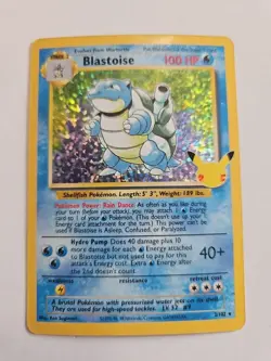 Blastoise 2/102 Celebrations: Classic Collection Holo - Image 1