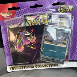 Pokemon TCG Ascended Heroes Gastly Tech Sticker Blister Sealed Booster Packs New - Image 1