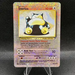 Snorlax 64/110 Reverse Holo Foil 2002 WotC Pokemon Legendary Collection Vintage - Image 1