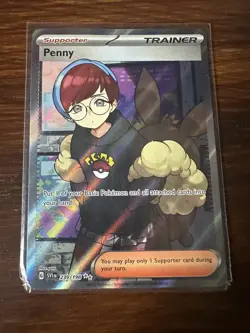 Penny 239/198 Scarlet & Violet Base Set Trainer Art Rare Pokemon TCG NM - Image 1