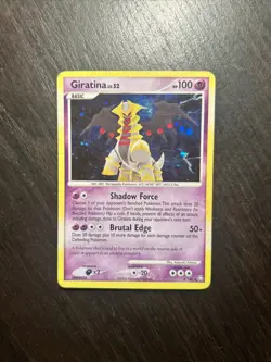 Pokemon Giratina TCG 4/146 Legends Awakened Platinum Holo LP/MP - Image 1