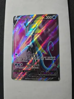 Inteleon V 180/192 SWSH Rebel Clash Full Art Ultra Rare Holo Pokemon 2020 NM - Image 1