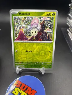Pokemon Surging Sparks REVERSE HOLO Morelull 008 /191 TCG NINTENDO - Image 1