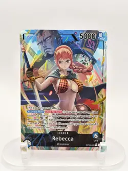 One Piece TCG Rebecca OP04-039 Alt Art Kingdoms of Intrigue Leader English NM - Image 1
