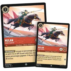 118/204 FR Geante FOIL ⭐ Mulan, Soldat imperial | carte Disney Lorcana (2023) - Image 1