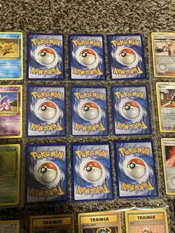 Pokemon Card Lot Of 225+ Cards, Coins, Sleeves Everything in picture . Charizard - Image 3