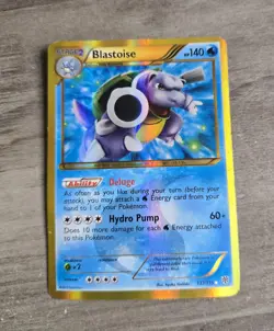 Pokemon Blastoise Secret Rare Card 137/135 Plasma Storm - Image 1