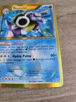 Pokemon Blastoise Secret Rare Card 137/135 Plasma Storm - Image 4