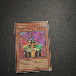 Yu-Gi-Oh! TCG Konami Jinzo Effect Holo BPT-011 2400/1500 English 1996 Card Stock - Image 1