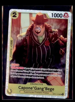 One Piece A Fist of Divine Speed OP11-101 Capone"Gang"Bege 3 card lot - Image 1