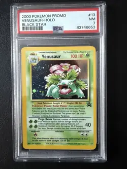 Pokemon TCG Venusaur Black Star Promo Holo Foil Card #13 2000 Vintage Rare - Image 1