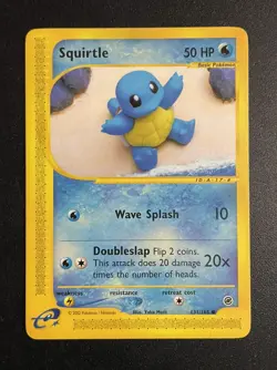 Squirtle | 131/165 | Expedition Base | Pokemon Card | NM - Image 1