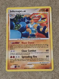 [ NM ] Infernape 3/100 Stormfront Holo Pokemon Card 2008 - Image 1