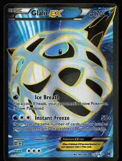 Glalie EX 155/162 Holo Full Art XY BREAKthrough Pokemon Card - Image 1