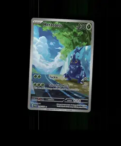 FAN-ART READ DESCRIPTION BELOW HOLO Heracross Card Heracross Pokemon Card p2 - Image 1