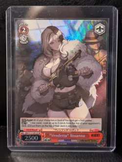 Weiss Schwarz Nikke Vendetta: Rosanna 2025 SR Foil Card #NIK/S117-E072S - Image 1