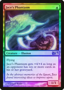 Jace's Phantasm FOIL Magic 2013 / M13 PLD Blue Uncommon MAGIC CARD ABUGames - Image 1