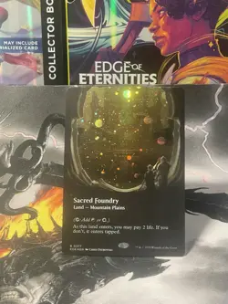 Sacred Foundry (Borderless) (Galaxy Foil) Foil R Edge of Eternities 377 NM - Image 1