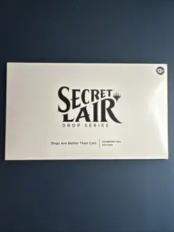 MTG Secret Lair Drop: Cats Are Better Than Dogs - Rainbow Foil New Sealed - Image 1