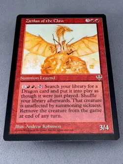 MTG—Zirilan of the Claw Mirage Regular—LP NM—Vintage Magic the Gathering - Image 3