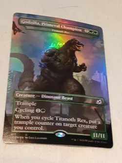 Godzilla, Primeval Champion - Titanoth Rex Ikoria: Lair of Behemoths Foil - Image 1