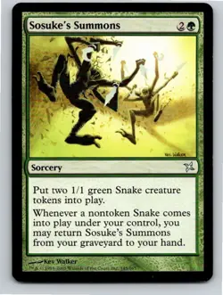 Magic the Gathering Sosuke's Summons Betrayers of Kamigawa MTG Free Shipping! - Image 1