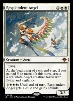 Magic The Gathering Lost Caverns of Ixalan - Resplendent Angel - 0344 - Image 1
