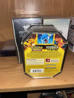 Pokemon TCG: Hidden Fates Gyarados GX Tin NEW & Factory Sealed 4x Boosters - Image 2