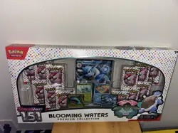 Pokemon TCG Scarlet & Violet 151 Blooming Waters Premium Collection Box Sealed - Image 1