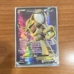 Alakazam EX 117/124 Fates Collide Holo Ultra Rare Full Art 160 HP Pokemon TCG - Image 1