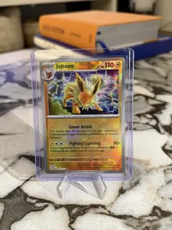 Pokemon TCG Jolteon EX Prismatic Evolutions 029/131 Master Ball Pattern - Image 1