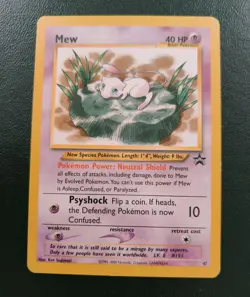 Pokemon TCG, Mew Black Star Promo,# 47, Lilypad WOTC, Near Mint! - Image 1