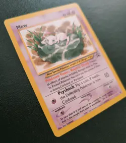 Pokemon TCG, Mew Black Star Promo,# 47, Lilypad WOTC, Near Mint! - Image 2