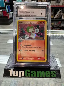 Ralts Pokemon 2006 EX Dragon Frontiers 61/101 Reverse Holo CGC 9.5 - Image 1