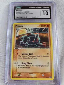 Pokemon Phanpy (2005) Pop Series 2- #15 Graded CGC GEM MINT 10 - Image 4