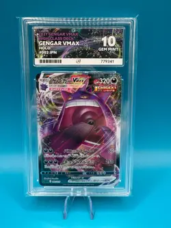 Ace 10 Gem Mint Pokemon Gengar VMAX Deck Card 002/019 High Class Japanese - Image 2