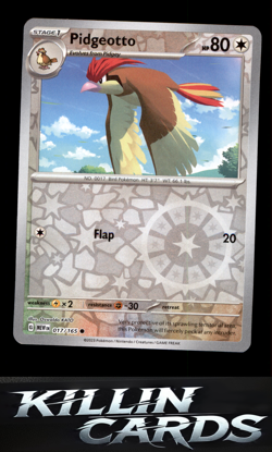 Reverse Holofoil Pidgeotto 017/165 Pokemon Common SV: Scarlet & Violet 151 Card - Image 1