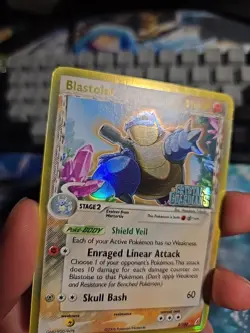 Blastoise (Reverse Holo) 2/100 EX Crystal Guardians (MP) Pokemon TCG - Image 3