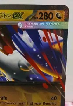 Mega Latias ex 011 Mega Evolution Pokemon Black Star Promo Holo NEAR MINT - Image 3