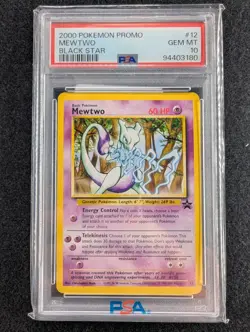 2000 Pokemon Eevee & Mewtwo Black Star Promo Set JR Stamp RallyPSA 10 SEQUENTIAL - Image 3